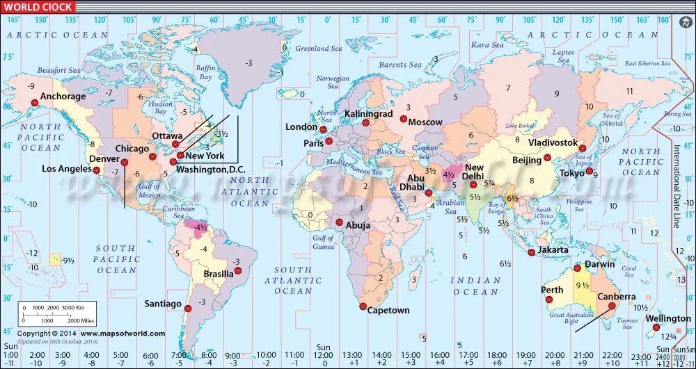 Image Result For Kaart Van Rusland World Time Clock Map