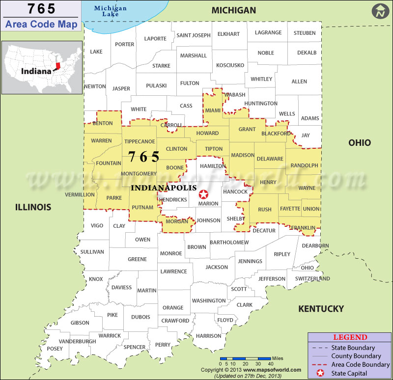 Indiana Area Code Map Gadgets 2018 - Classic Nature Wallpaper - Full HD