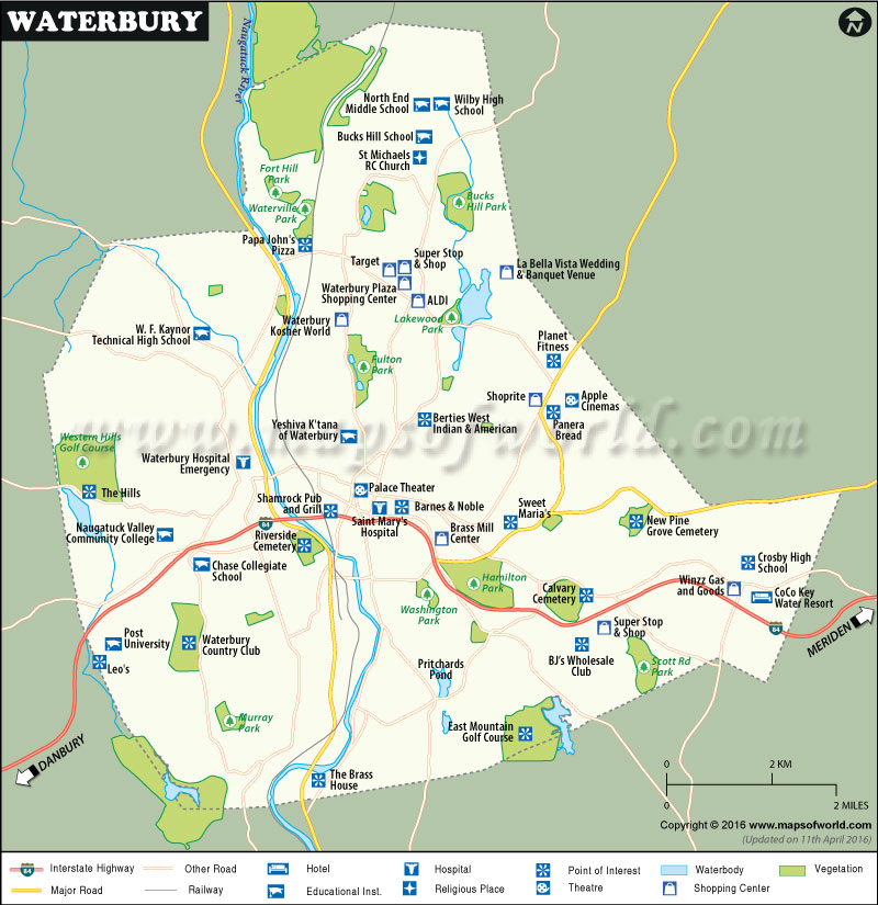 Waterbury Connecticut Zip Code Map At Ernest Rue Blog Waterbury Map 