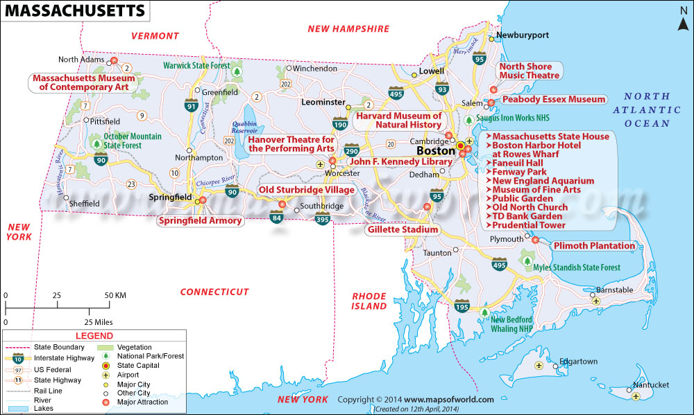 The bigger the airport, the bigger the confusion. Massachusetts Map Map Of Massachusetts Ma State Maps Of World