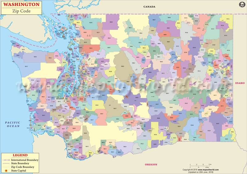Washington Zip Code Map And Population List In Excel - Minimal Texture Collection - 8K Quality