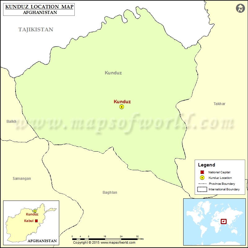 Where Is Kunduz Located In Afghanistan Kunduz 