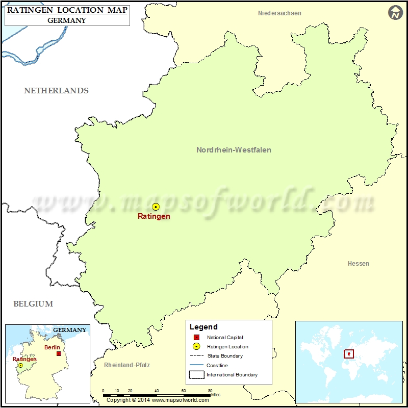 Where Is Ratingen Location Of Ratingen In Germany Map Ratingen Germany Location Map 