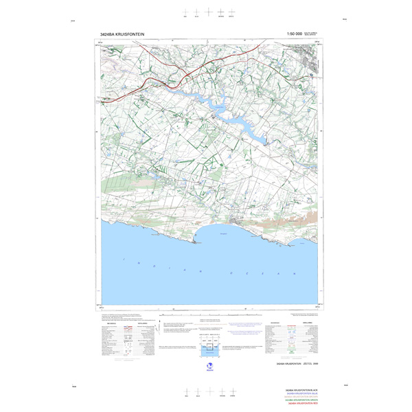 Topographic Sheets of South Africa MapStudio