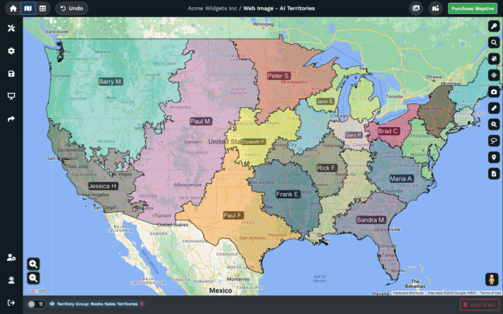 Unlock The Power Of Territory Mapping 10 Expert Tips For Sales Teams Ai Territory Map 710x444 