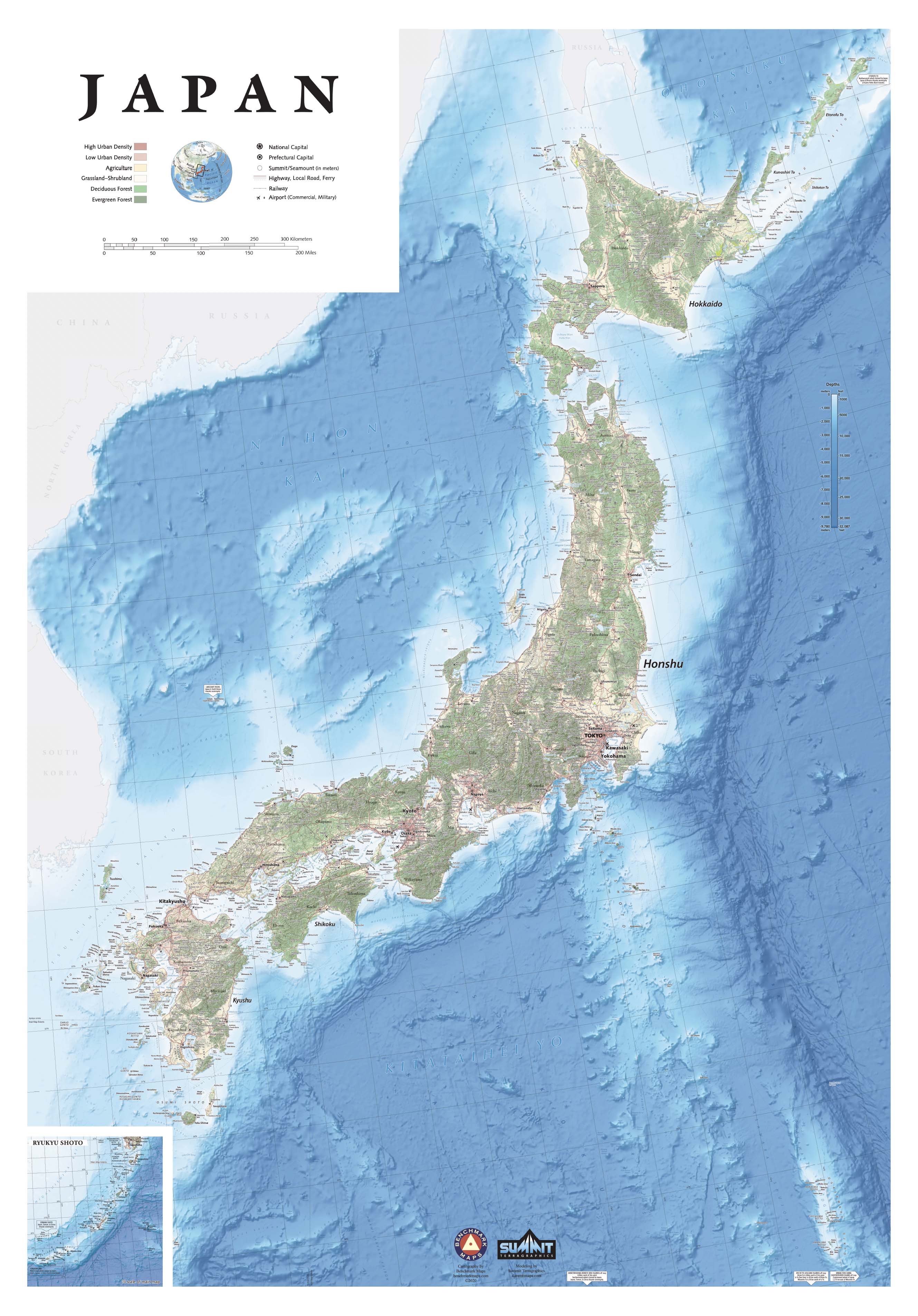 Japanese Physical Features Map An Overview Of Japan S Regions With Key 