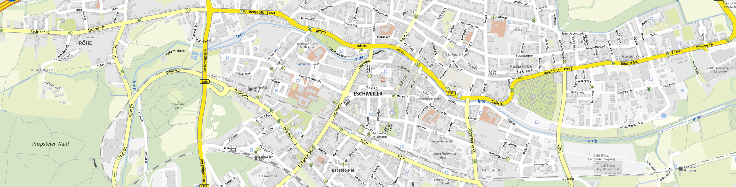 Download map eschweiler