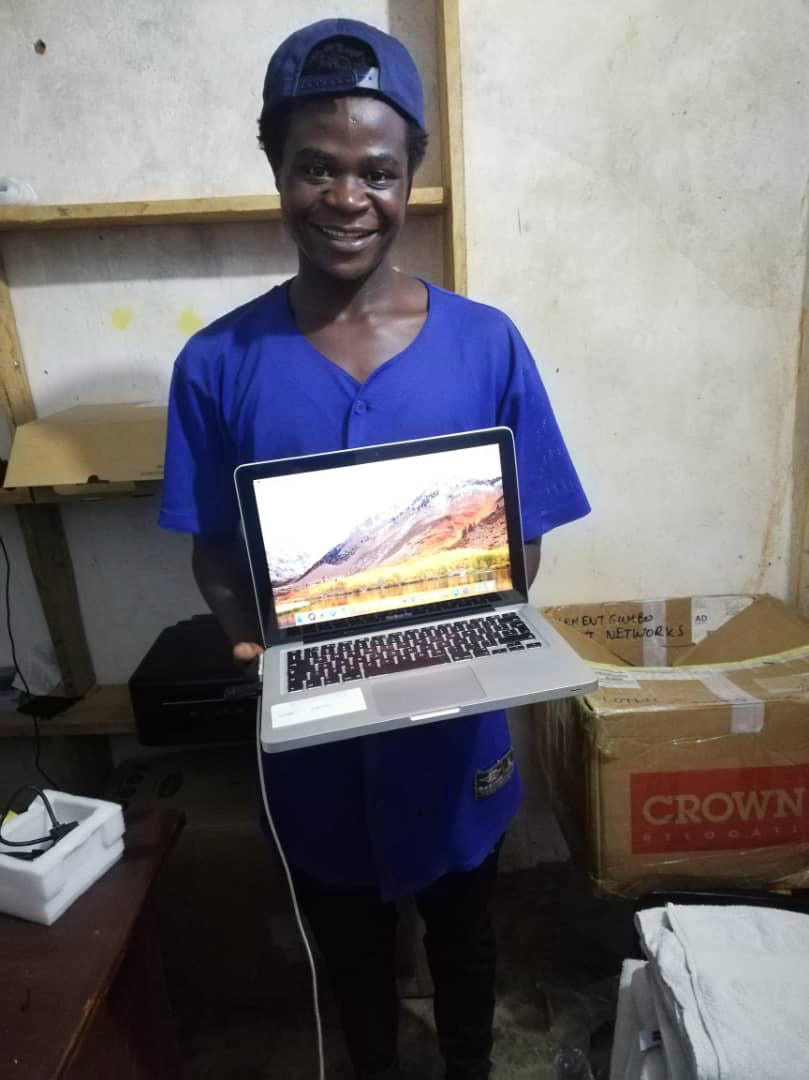 Wit and laptop