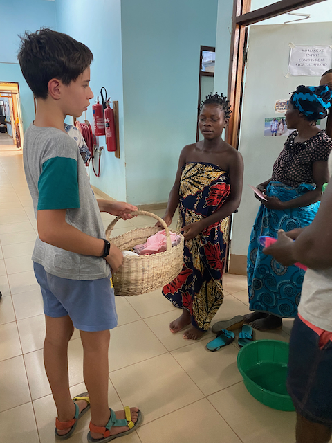 Donating baskets