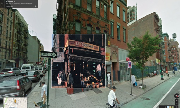 Album covers in Street View