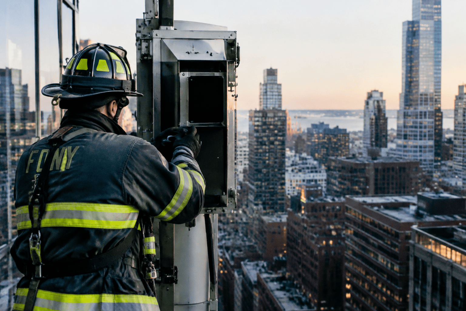 What do FDNY ARCS actually do during a high-rise fire in NYC