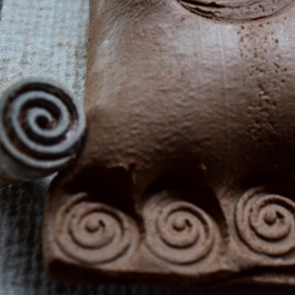 stamps, pottery stamps, texture, pottery