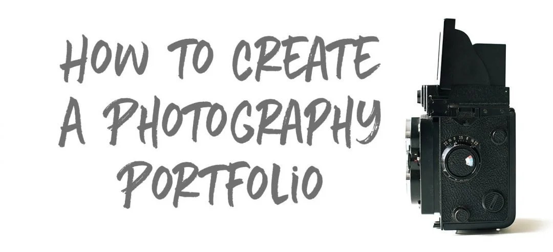 how to create a photography portfolio