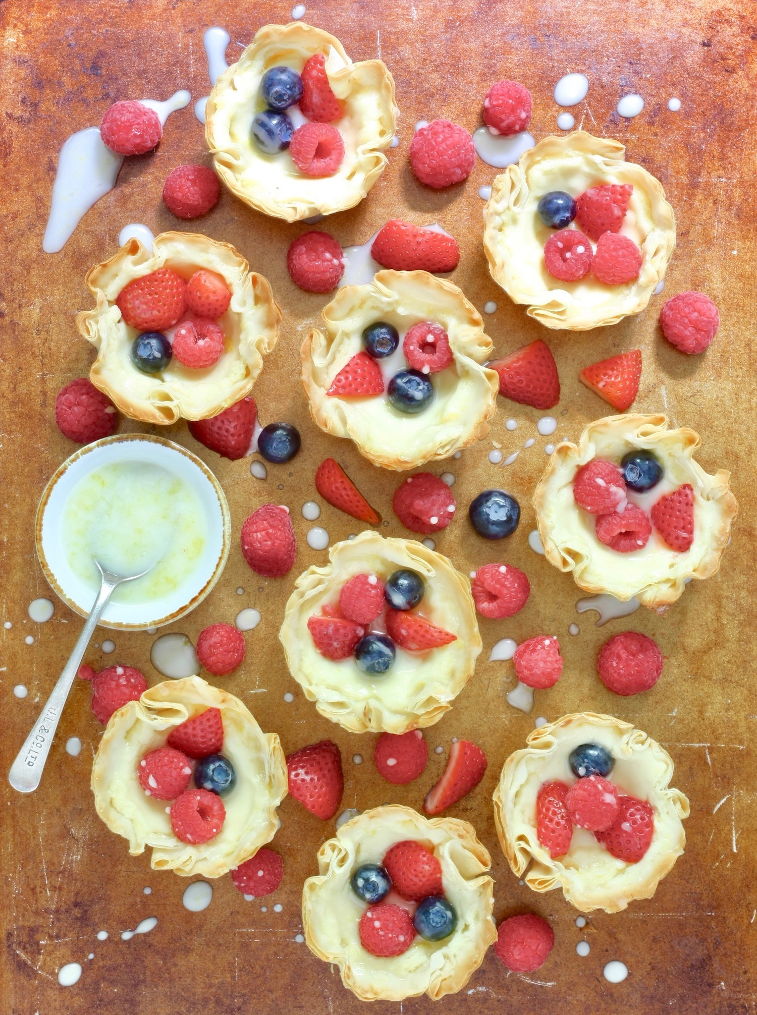 Easy Danish Filo Pastries with Fresh Berries Marilena's Kitchen