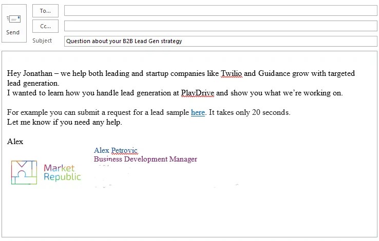 15 Quick Cold Email Tips How We Closed 200k In A Q Market Republic