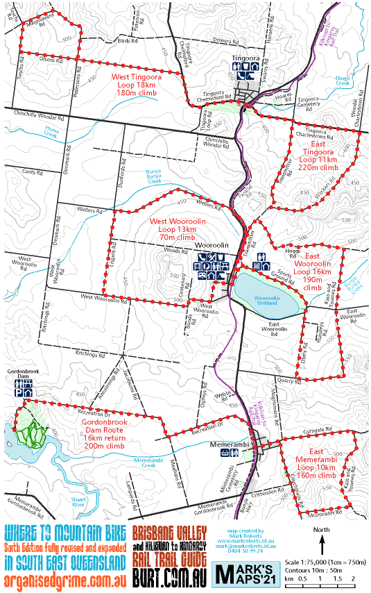 South Burnett Mark S Maps Loops.