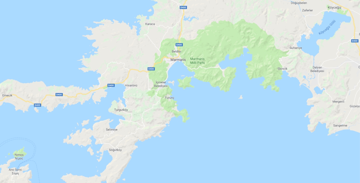Marmaris City Map Marmaris Turkey Official Website Marmaris Map 