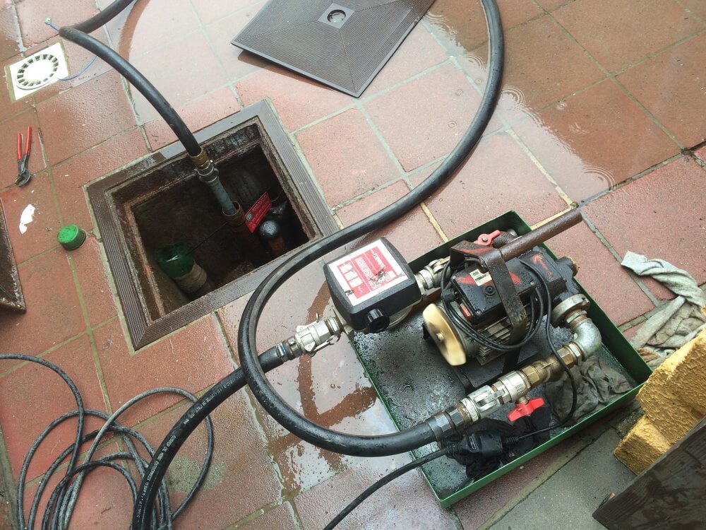 installation cuve mazout