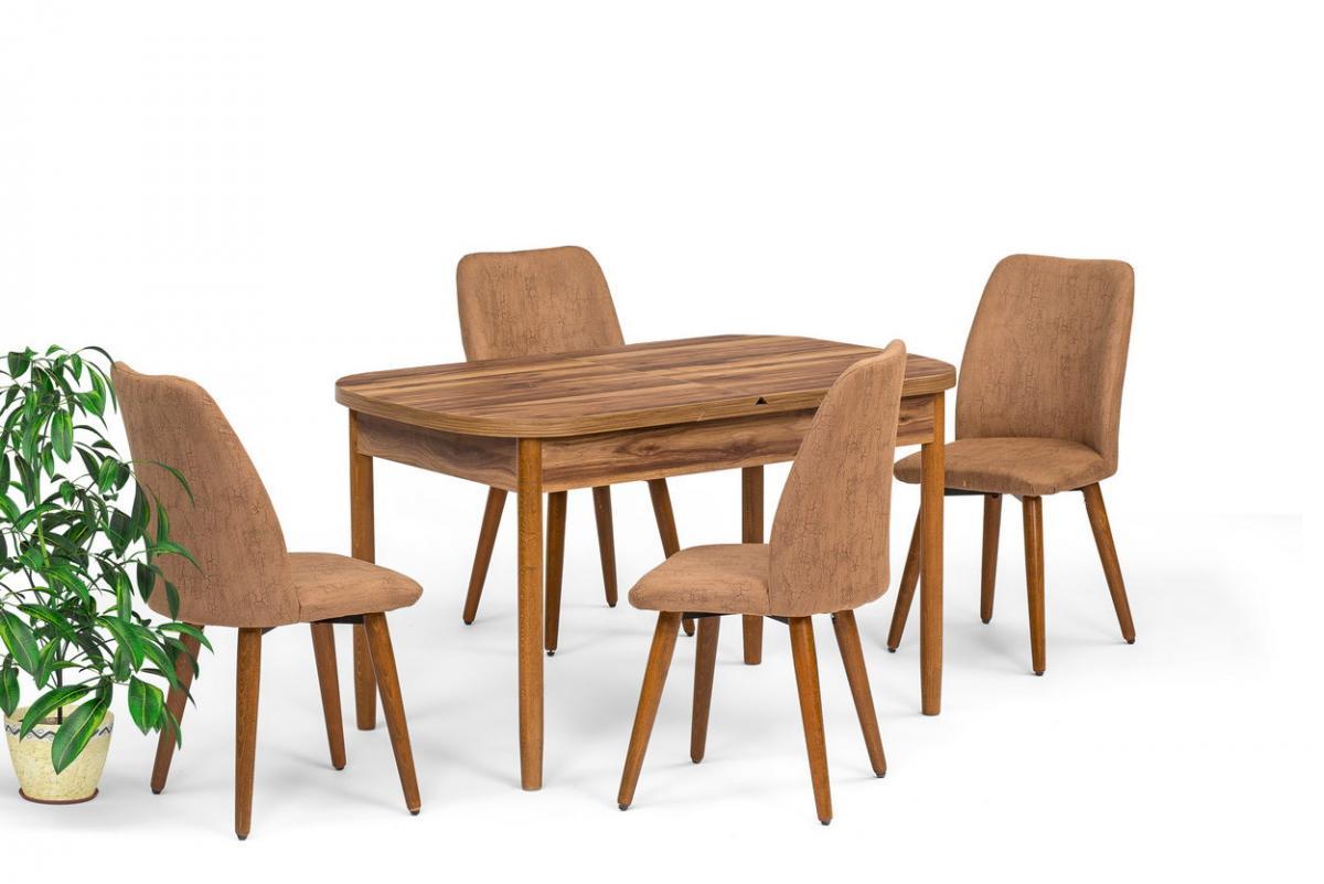 Can Bambu 8 Kisilik Oval Yemek Masasi Takimi Ezgi Bambu