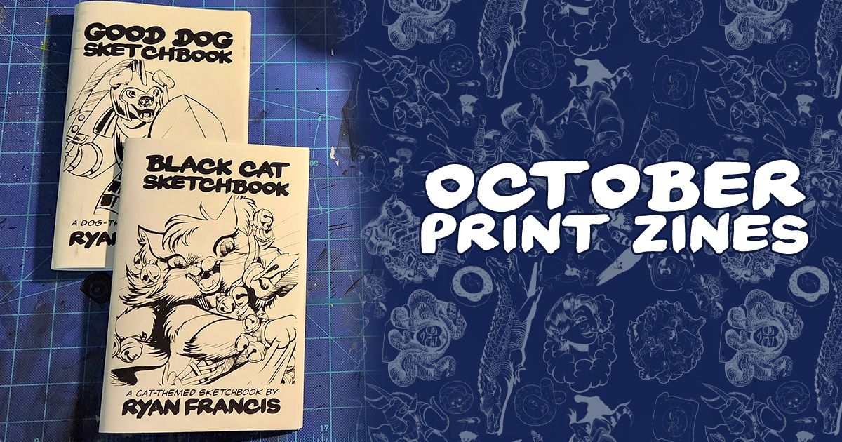 October Print Zines - MastaFran ComicsMastaFran Comics