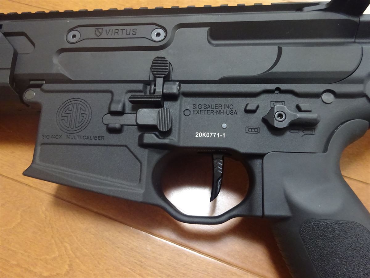sig air製 mcx virtus sbr純正ストック
