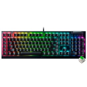 Teclado Gamer Mecánico Razer Blackwidow V4 X USB RGB Inglés Negro (RZ03-04700200-R3U1)