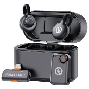 Micrófono Hollyland Lark M2S Lavalier Combo Wireless USB-C - Space Gris