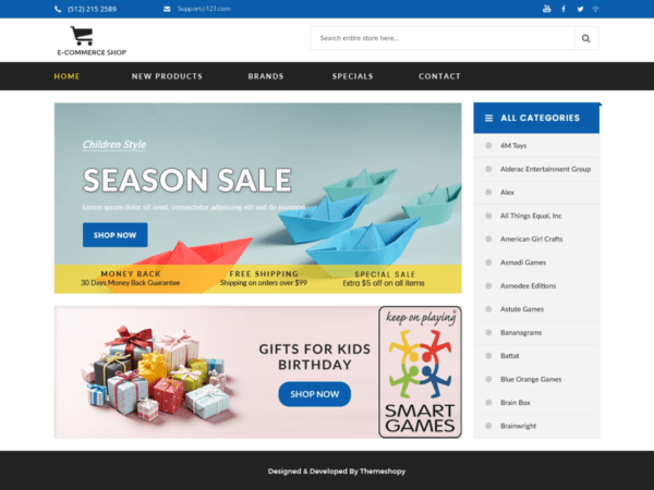 You don't need to learn web design to create the website of your dreams. e-Commerce Shop template mto jasa pembuatan website toko online murah