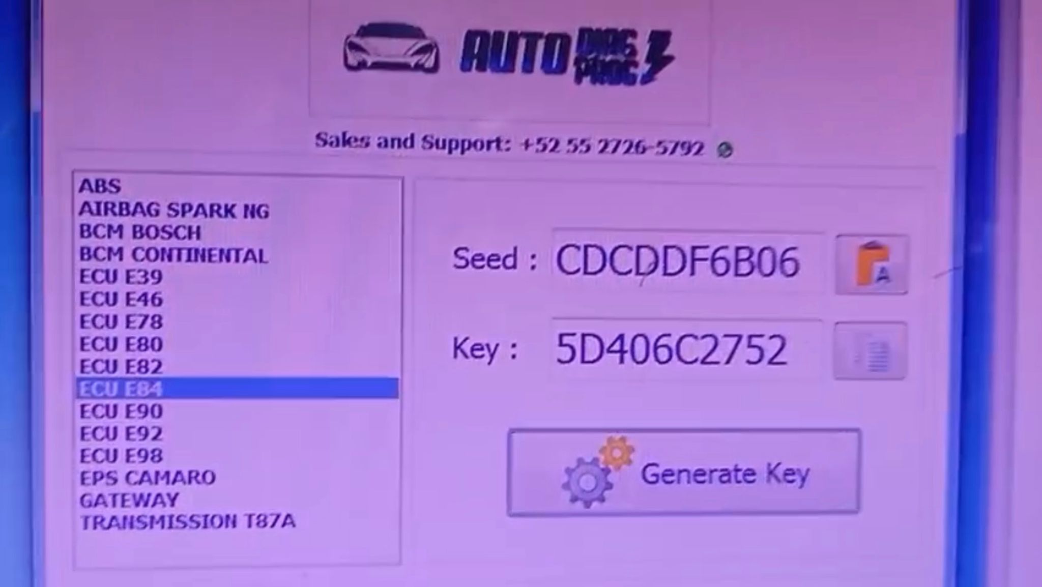 GM ECU Seed:Key Tool