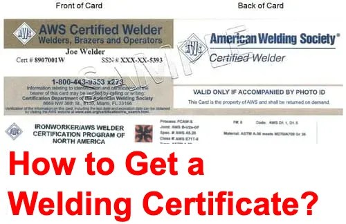 How to get a welding certificate: complete guide