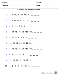 4th Grade Math Sequencing Worksheets 4th Grade Math Sequencing Worksheets