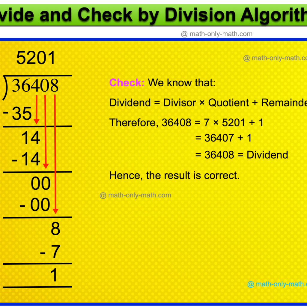 Division of Whole Numbers Worksheet | PDF