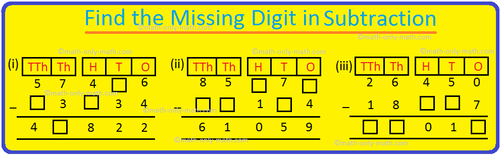worksheet on subtraction of whole numbers subtracting whole numbers