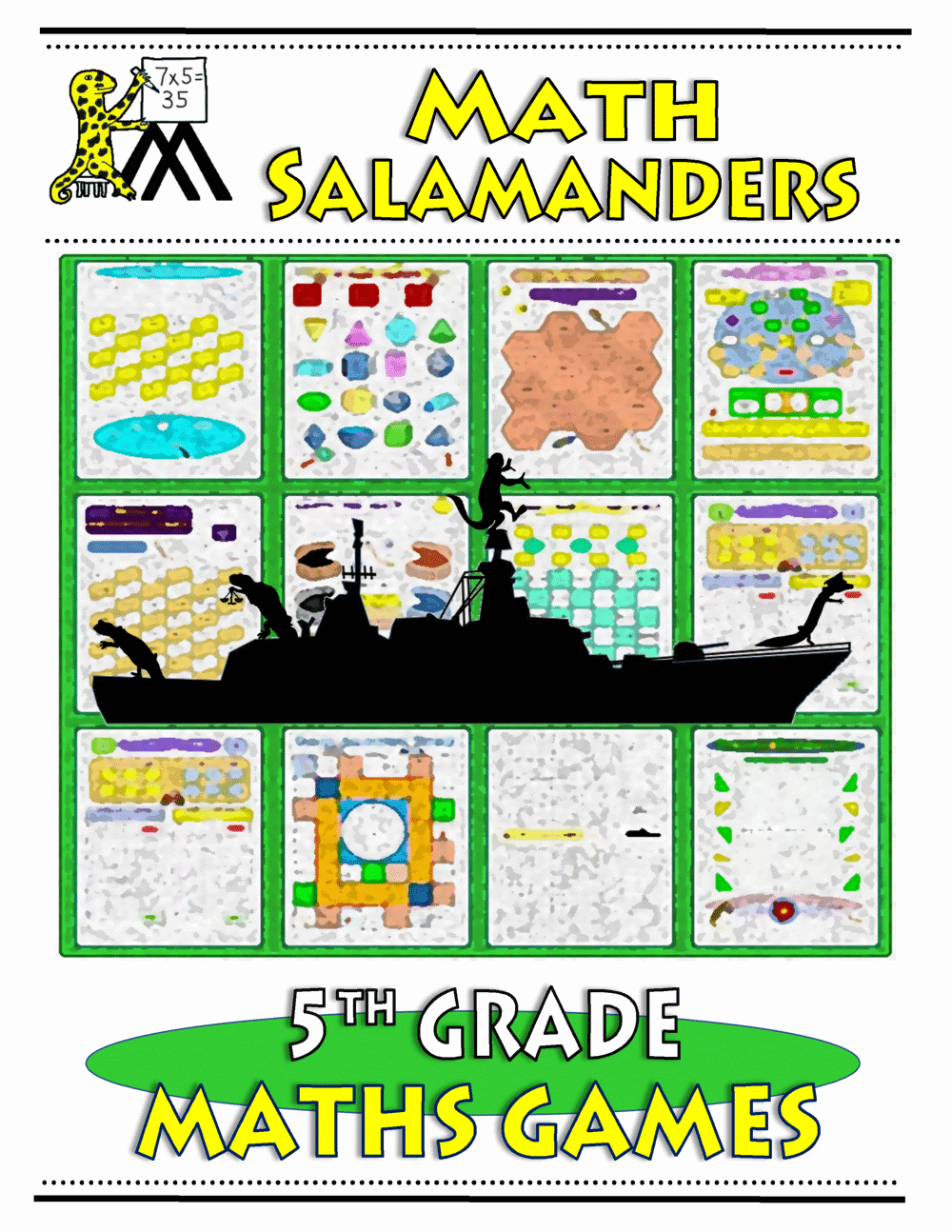 5th grade math games booklet