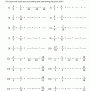 Fractions Worksheets Adding Subtracting Multiplying Dividing
