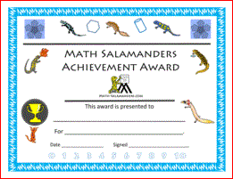 Download free templates for your successories certificates. Printable Math Certificates From The Math Salamanders