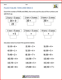 1st Grade Place Value Worksheets Tens And Ones Worksheets 1st Grade Place Value Worksheets Tens And Ones Worksheets