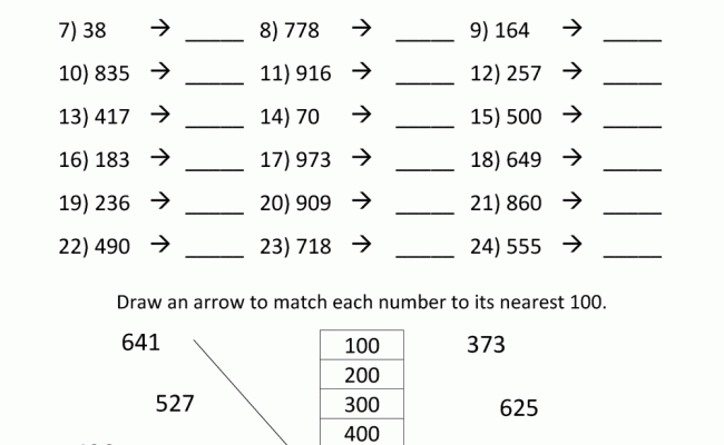 rounding 3 and 4 digit numbers to the nearest hundred otosection