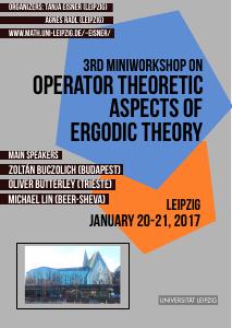 Bei uns finden sie zentrale sowie preiswerte zimmer und appartements ➤schlafgut leipzig. Workshop on Operator Theoretic Aspects of Ergodic Theory