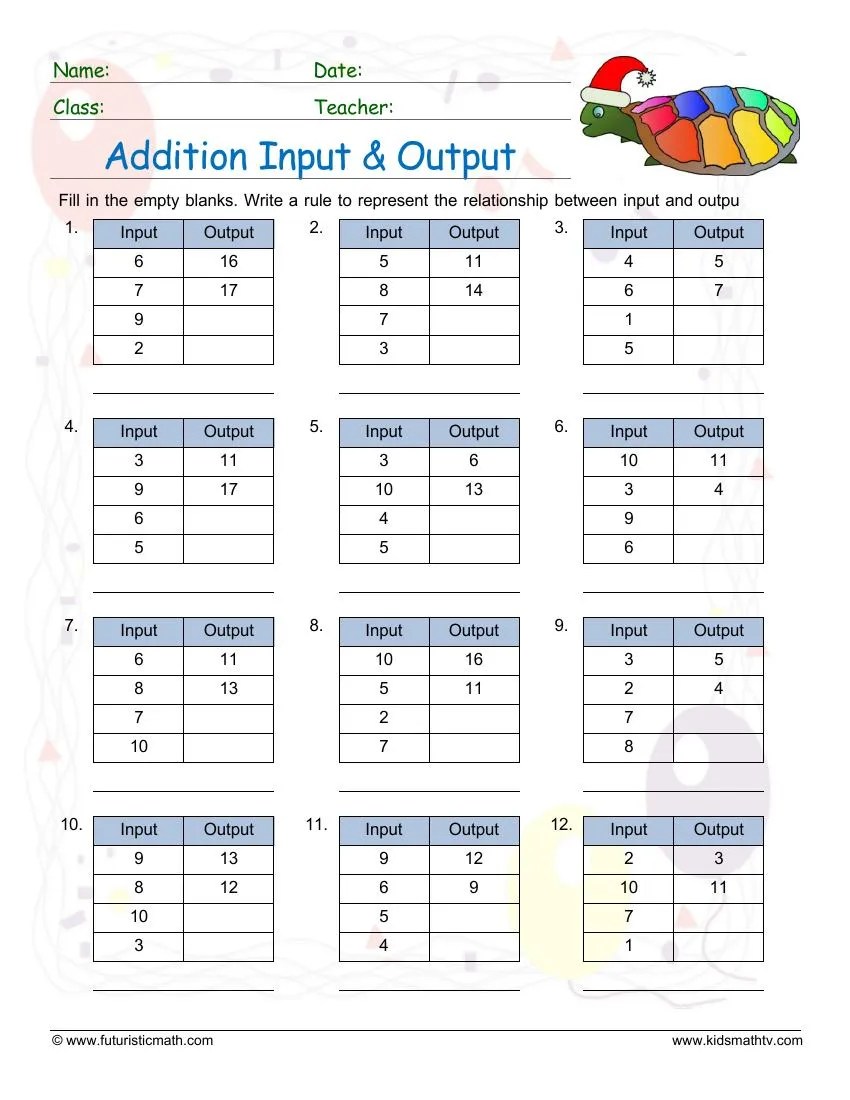 addition worksheets kindergarten free downloads math champions