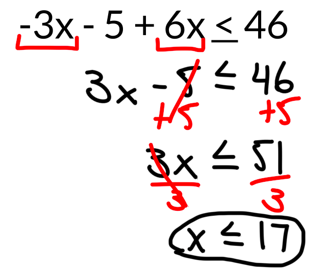 The Secret to Solving Two Step Inequalities Mathcation