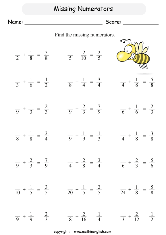 fractions worksheets for class 4 fraction worksheets1000 images about