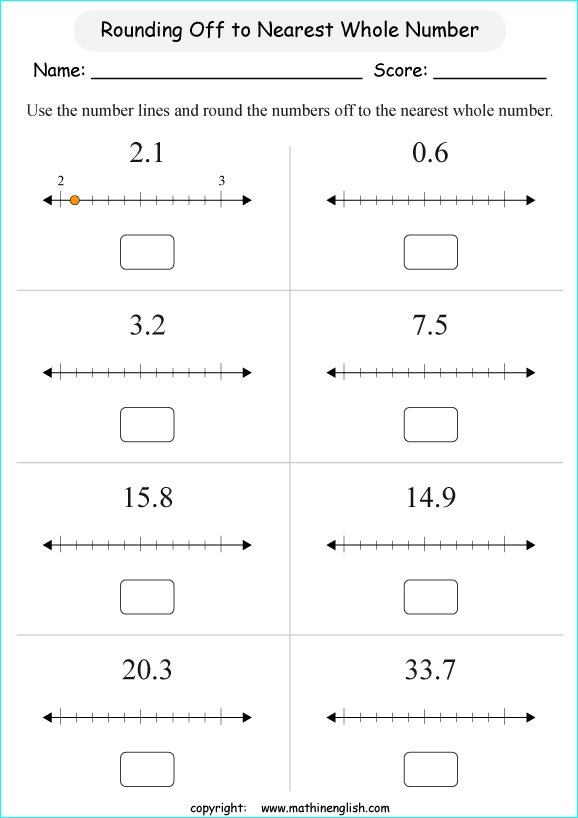 printable primary math worksheet for math grades 1 to 6 based on the