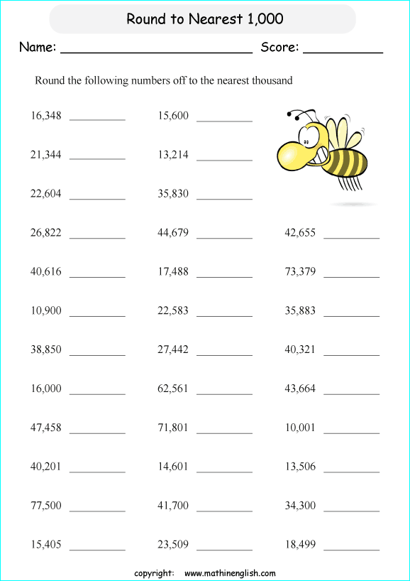 printable primary math worksheet for math grades 1 to 6 based on the