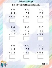 addition grade 1 math worksheets page 3