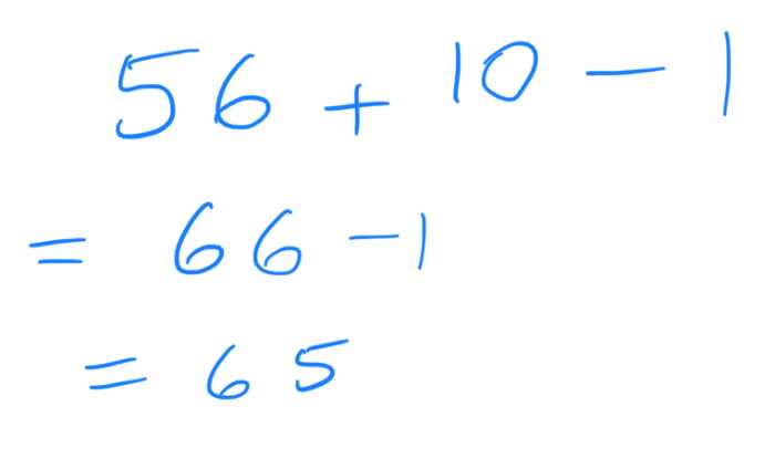 subtraction mental math strategies