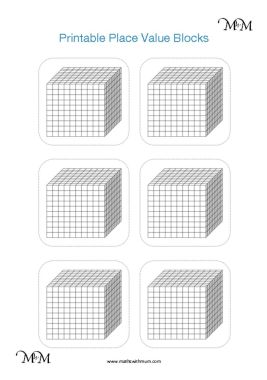 base ten dienes block representing numbers place value worksheet pdf HTO