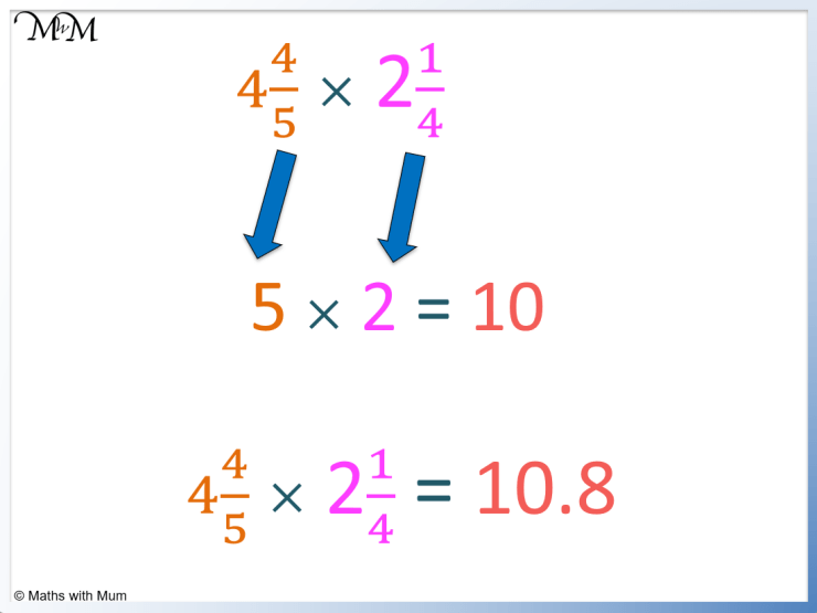 how to estimate fractions when multiplying