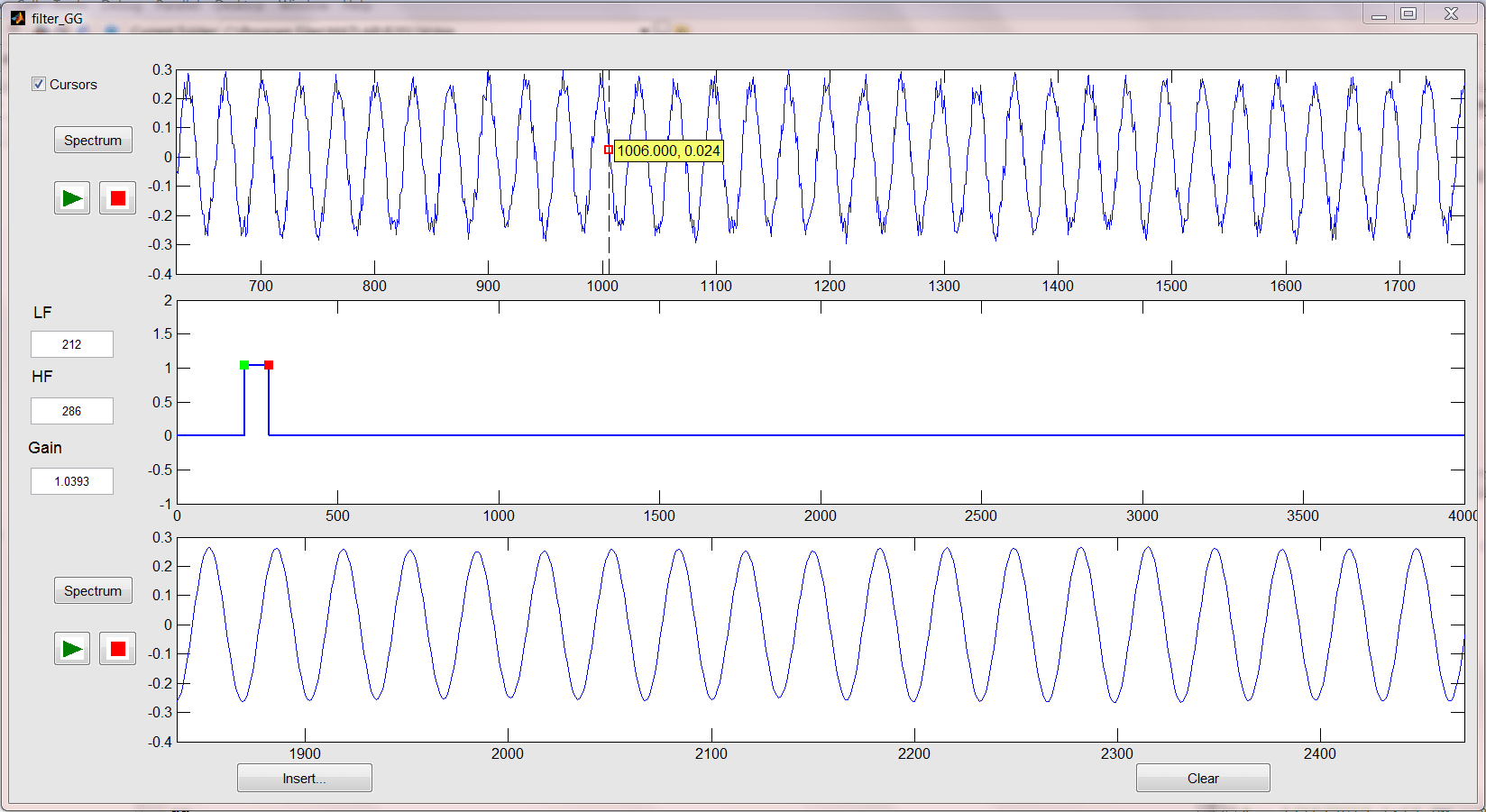 Dynamic Low High And Band Pass Filter File Exchange