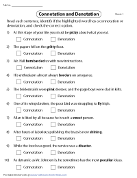 Denotation examples for kids